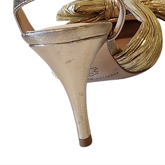 LOEFFLER RANDALL SYLVANA SLINGBACK GOLD 8 - Picture 12 of 14